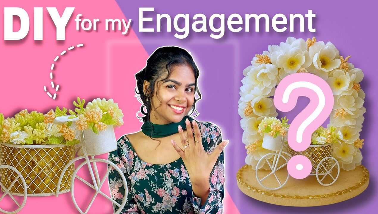 I Made RING Platter for My Engagement 💍 | DIY RING Cart