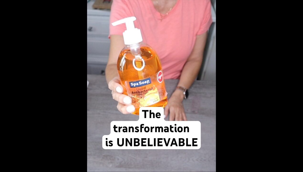 Ordinary to High-end Soap dispenser ￼DIY #diy #new #shorts #secrethacks