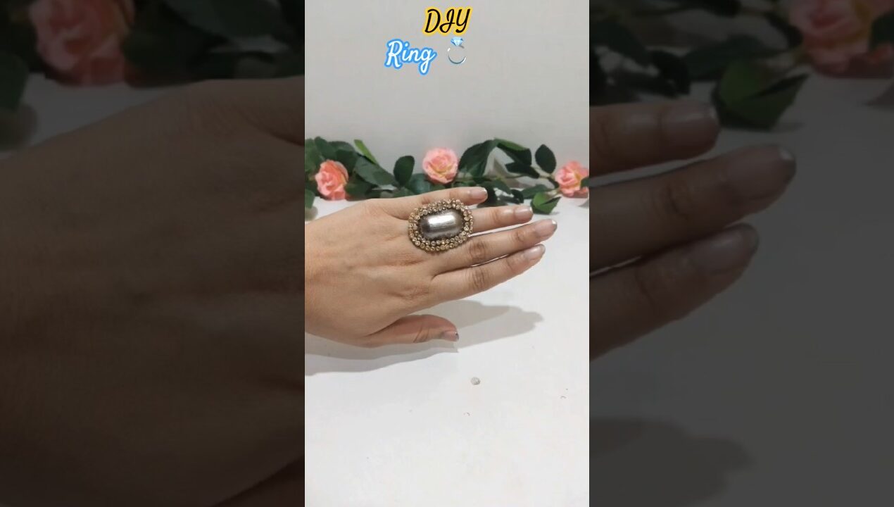 DIY Ring 💍 craft ideas #diy #craftyhome #handmade #shortvideo #ring #jwellery