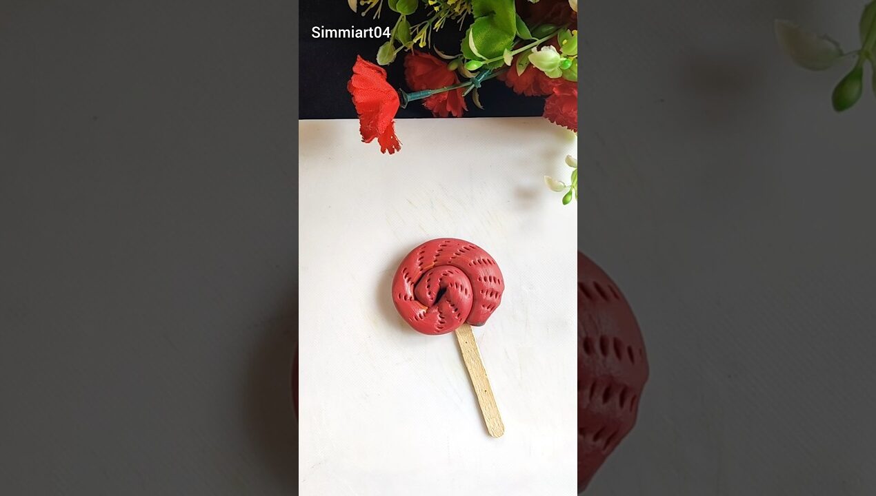 Clay Candy🍭🍭🍭 Making Idea || Clay Art And Craft Idea @simmiart04 #shorts #short #viral #video