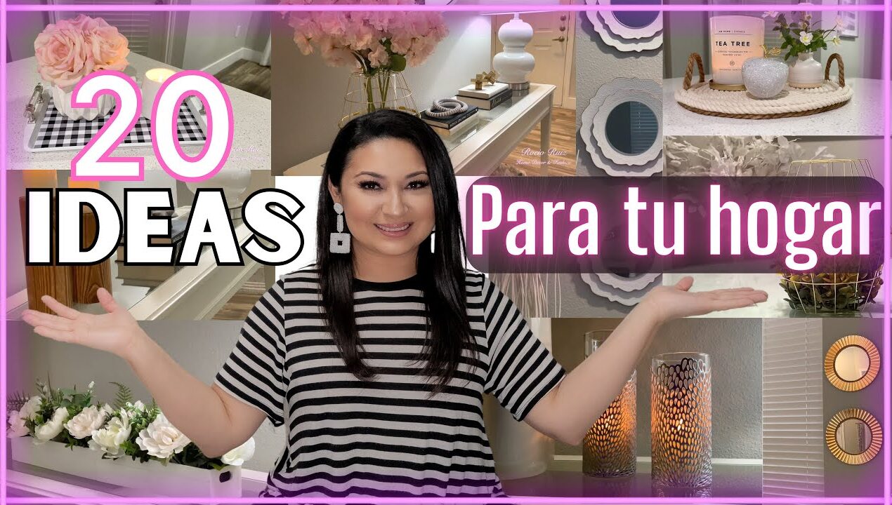 20 IDEAS para DECORAR tu HOGAR / Manualidades SUPER FACILES / Dollar Tree DIY