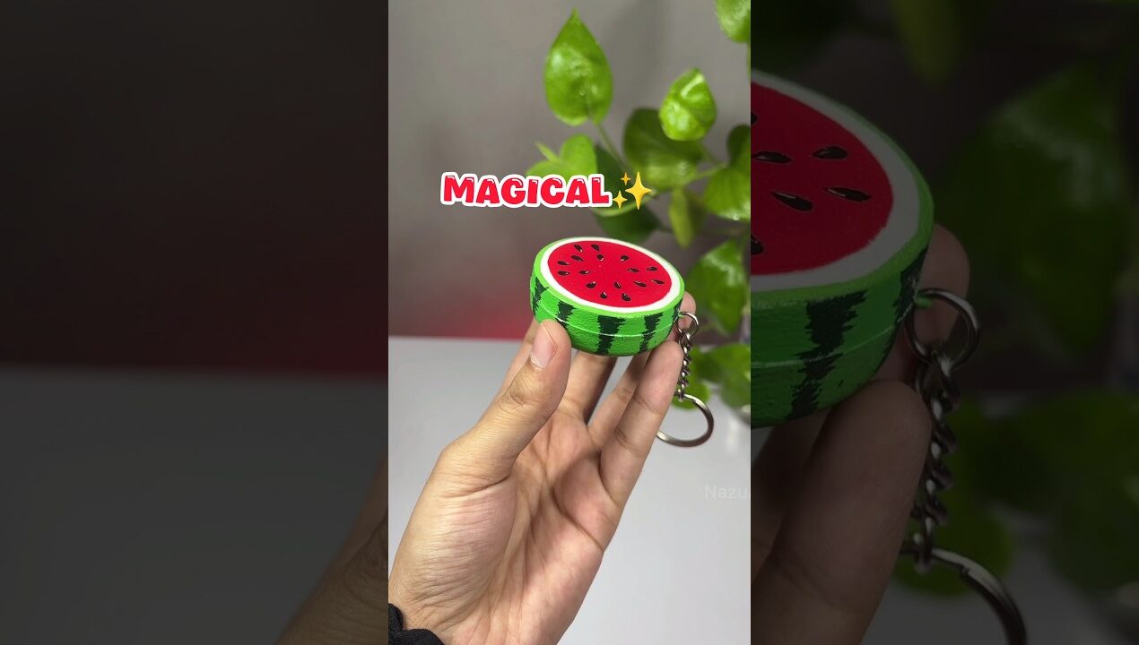 Magical Watermelon 🍉Keychain #shorts #diy