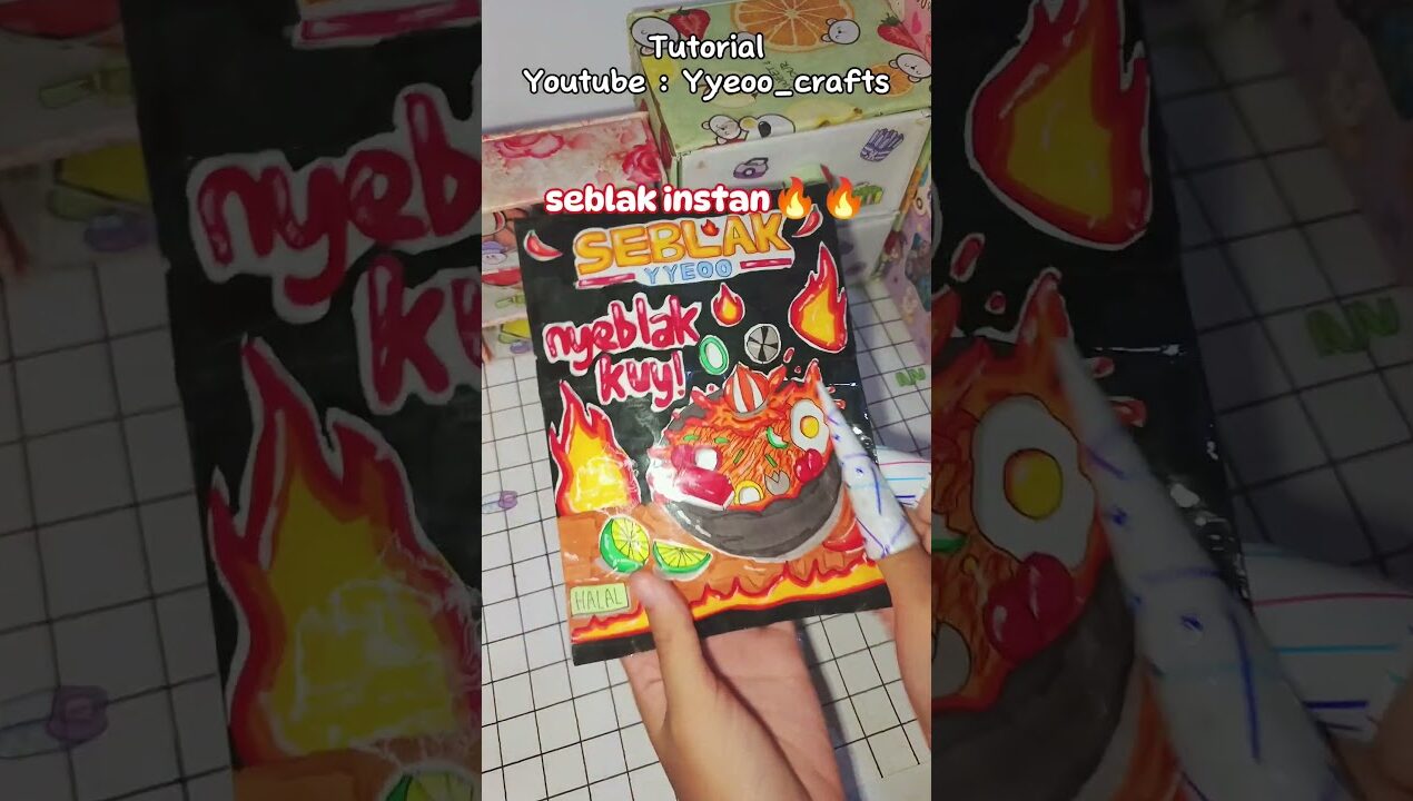 Tutorialnya ada di Youtube yaa #craft #diy #papercraft