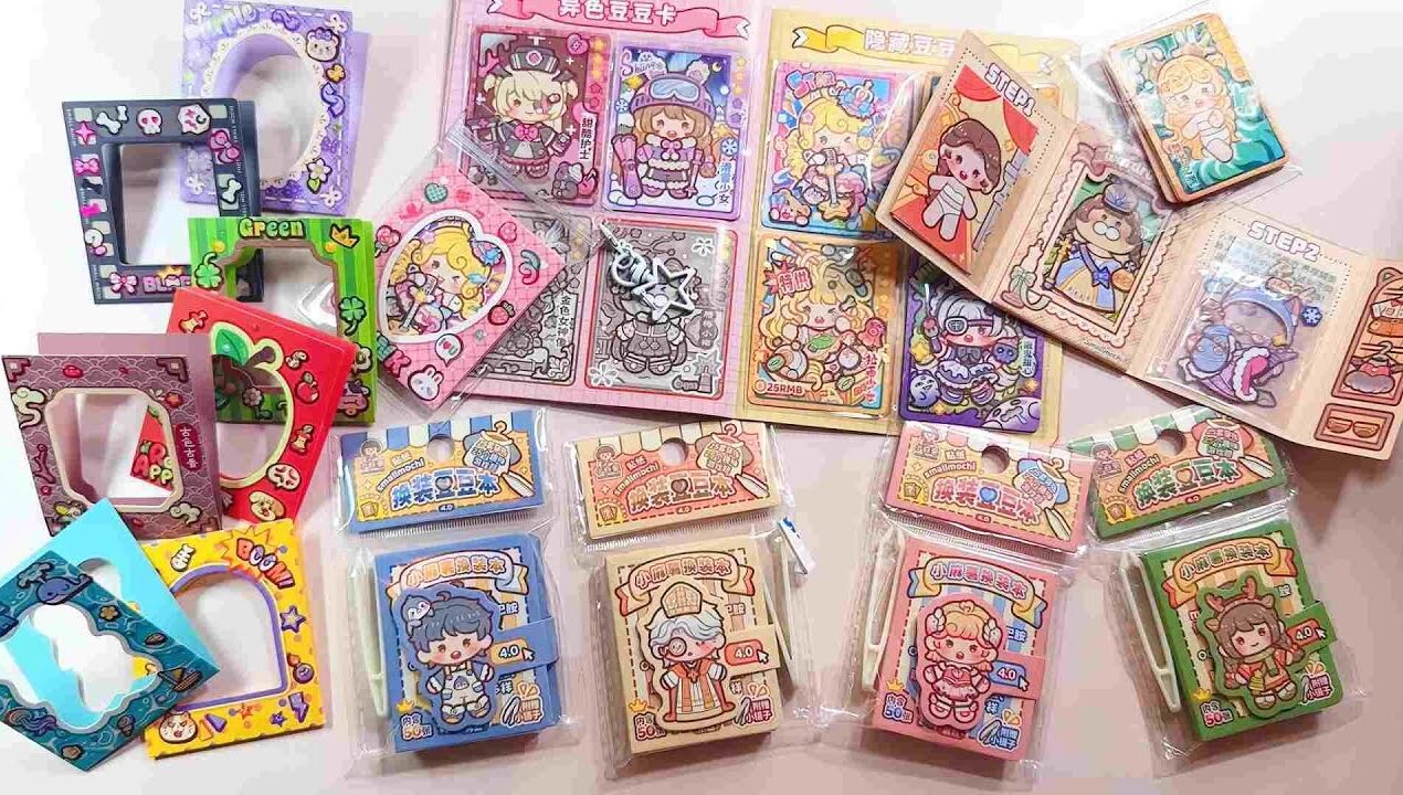 ✨paperdiy✨Mini Mochi Bean Photo Frame Set #diy #art #handmade #paperdiy