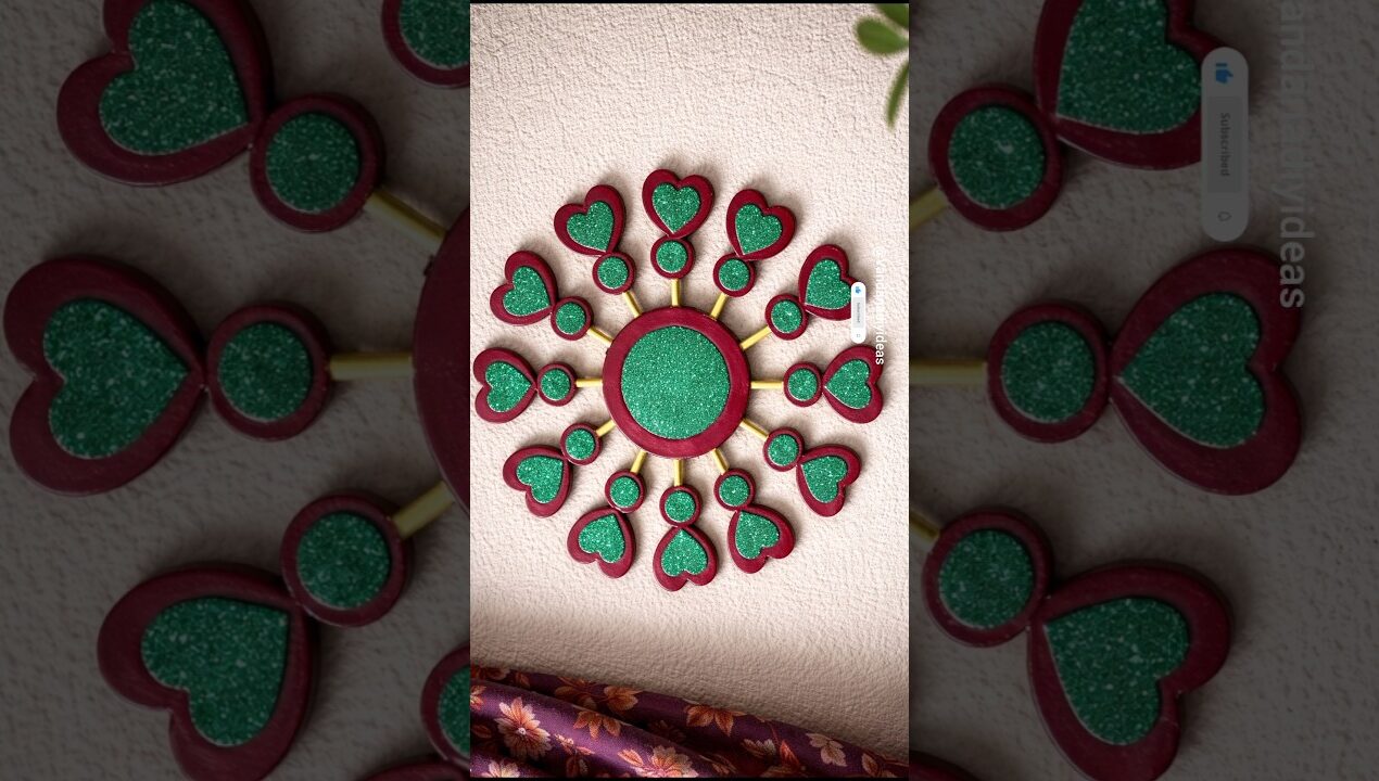 Diy Unique Easy Cardboard Wall Hanging _ #diy #craft ideas _ #wall #decor #youtube #short #cardboard