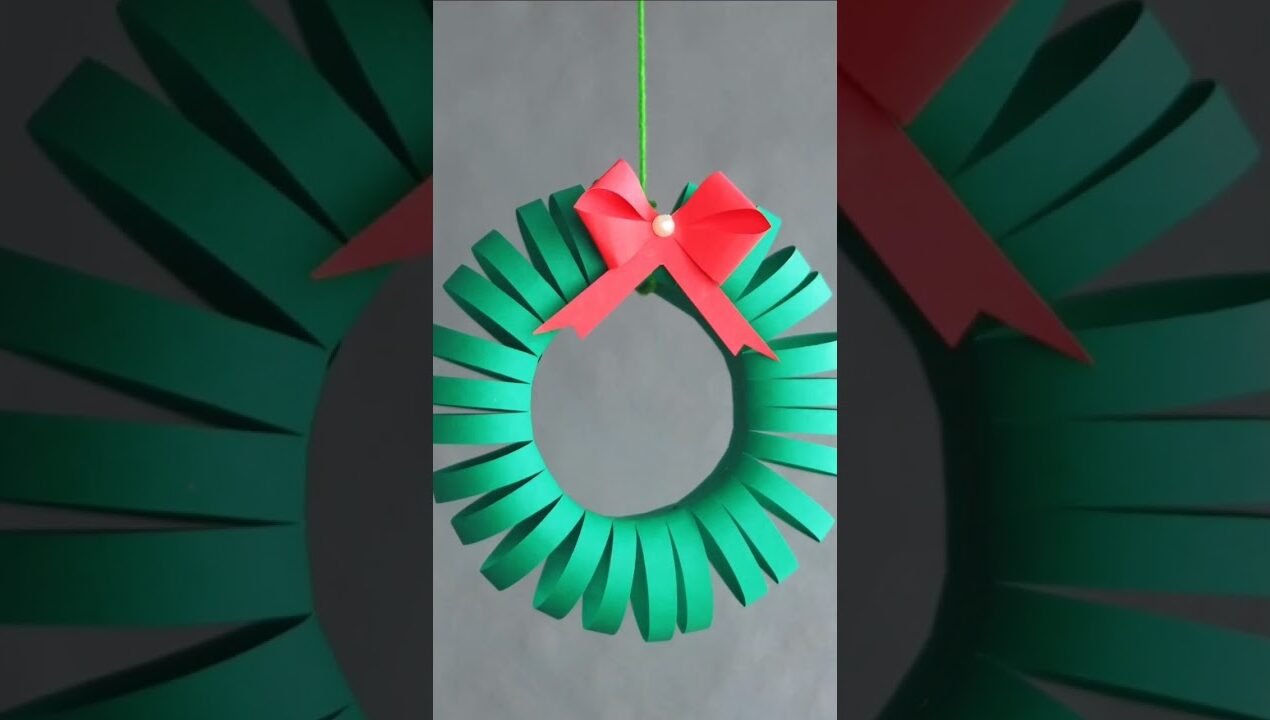 Easy and Attractive Christmas Paper Craft – DIY Christmas Decoration Ideas