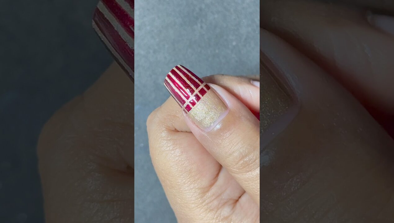 Easy nail art for beginners #nailart #nailtutorial #naildesign #homemade #diy #shortsfeed