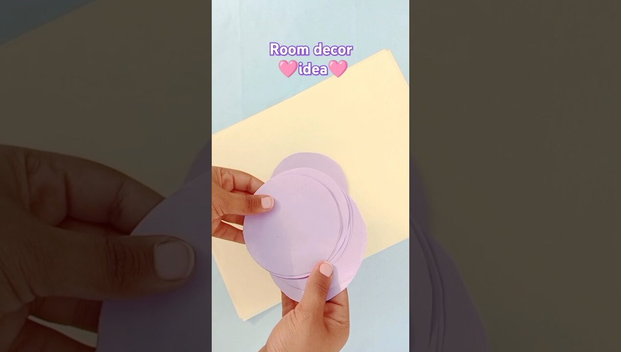 Diy room decor| paper craft| easy craft| art and craft| diy | cute gift | craft #shorts #ytshorts
