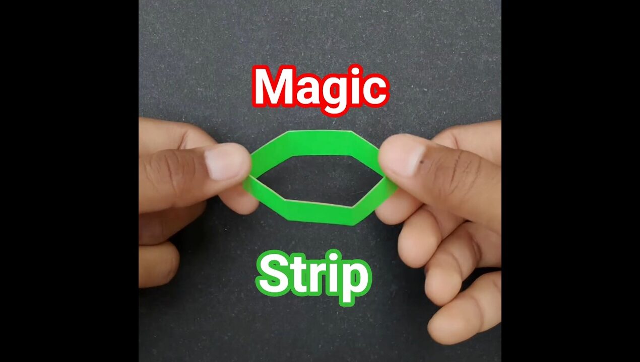 paper magic strip | paper craft origami @arttocrafts #origami #magic #shorts