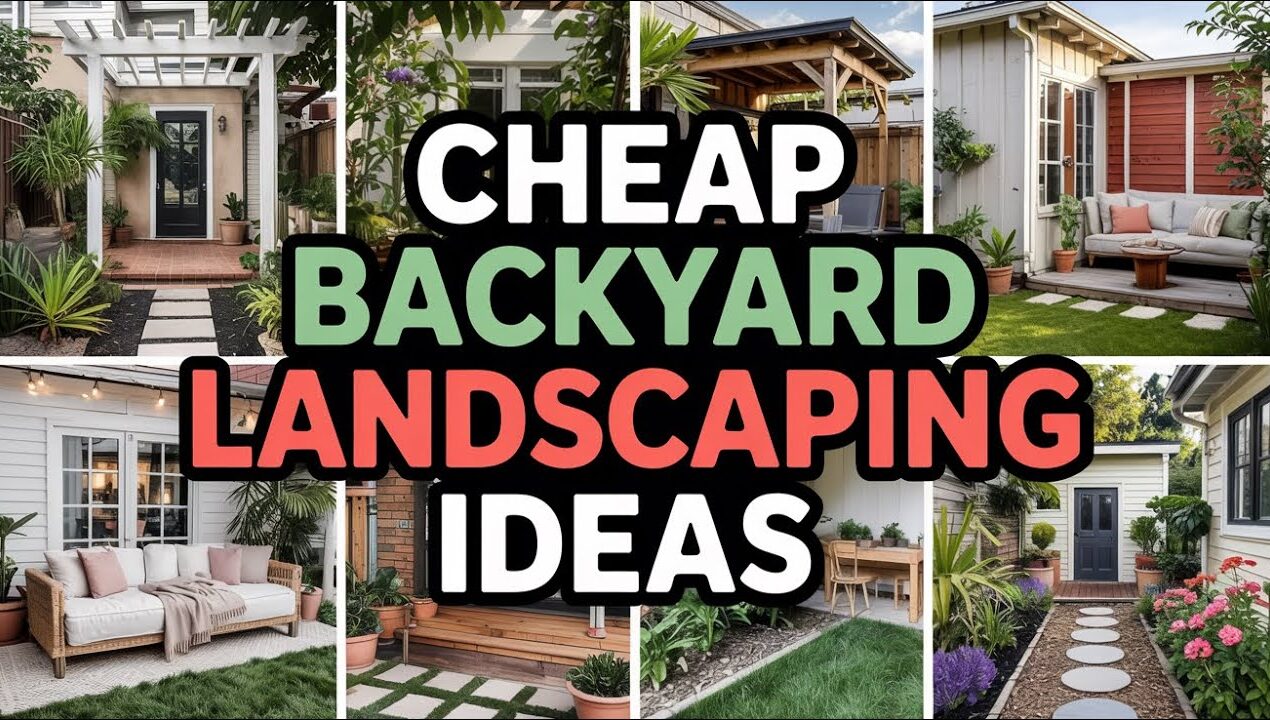 Genius Cheap Backyard Landscaping Ideas To Inspire You! Unlock Your Oasis