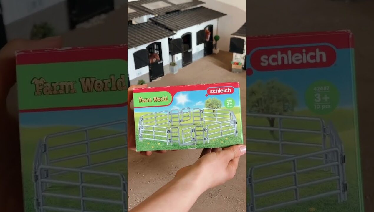 Improving my Schleich stable  #schleichhorse #modelhorse #horse #diy #kidscrafts  #equestrian #pony