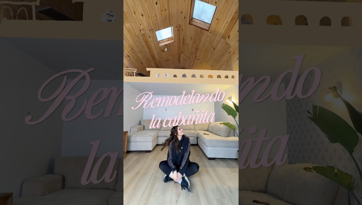 Tenia que hacerle esto a la cabañita ✨#diy #homereno #ideascreativas #homedecor
