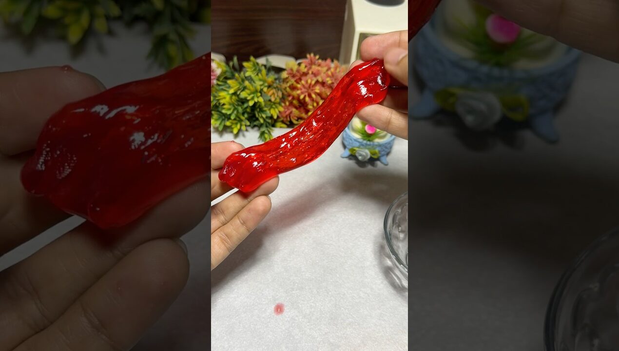 Diy Clear Slime😘 | Diy No activater Slime #shorts #diy #slime