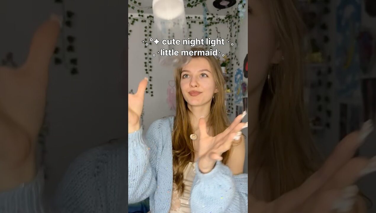 DIY Cute Night Light 🧜‍♀️✨