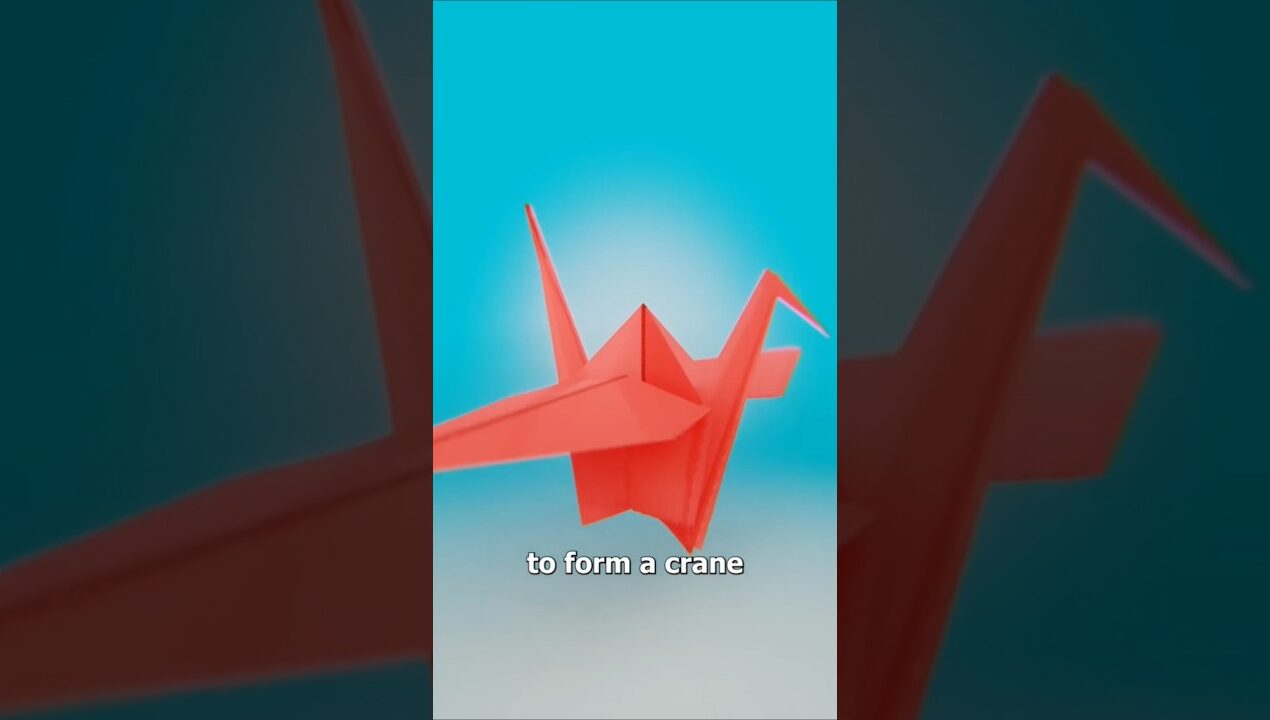 How to Make a Paper Crane @zackdfilms #diy #art #craft