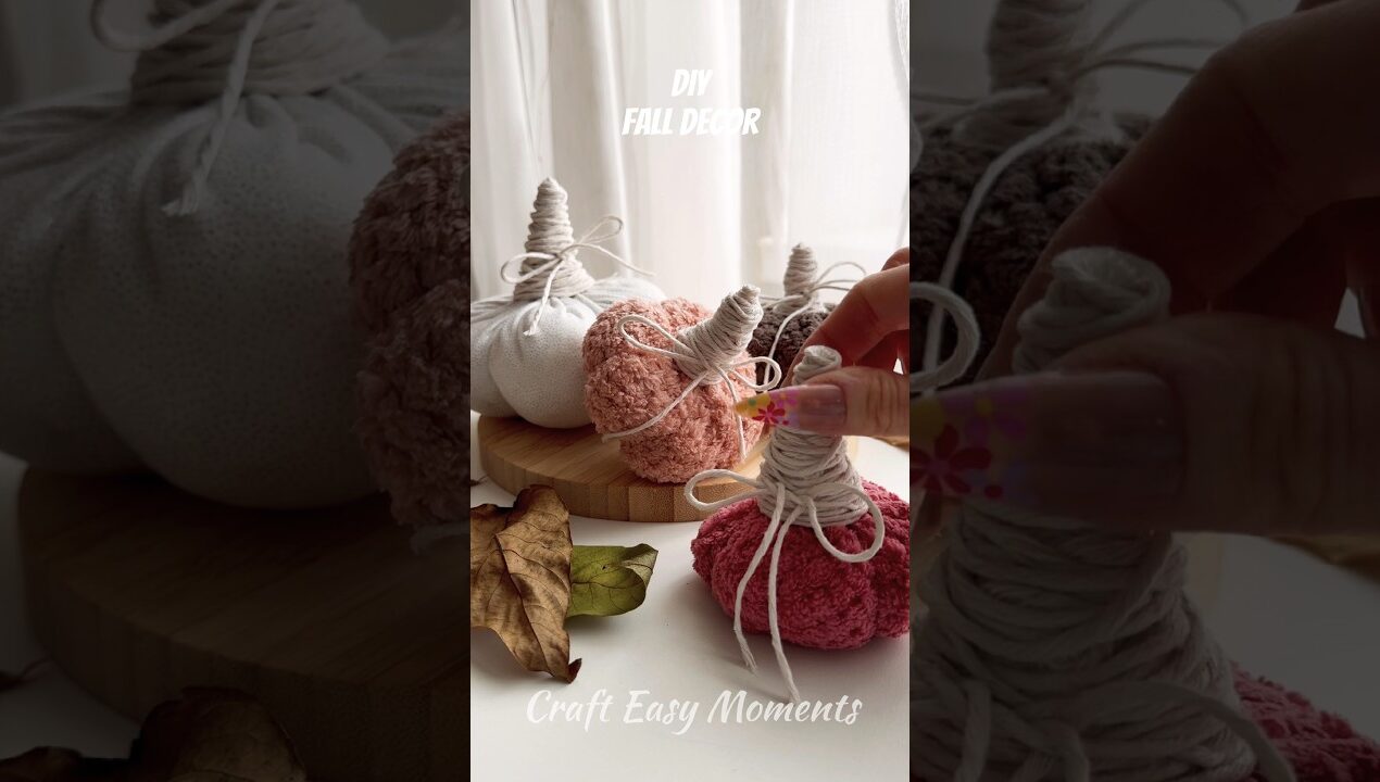 DIY cozy fall Halloween decor 🎃 #diy #craft #diyideas #halloween #crafteasymoments