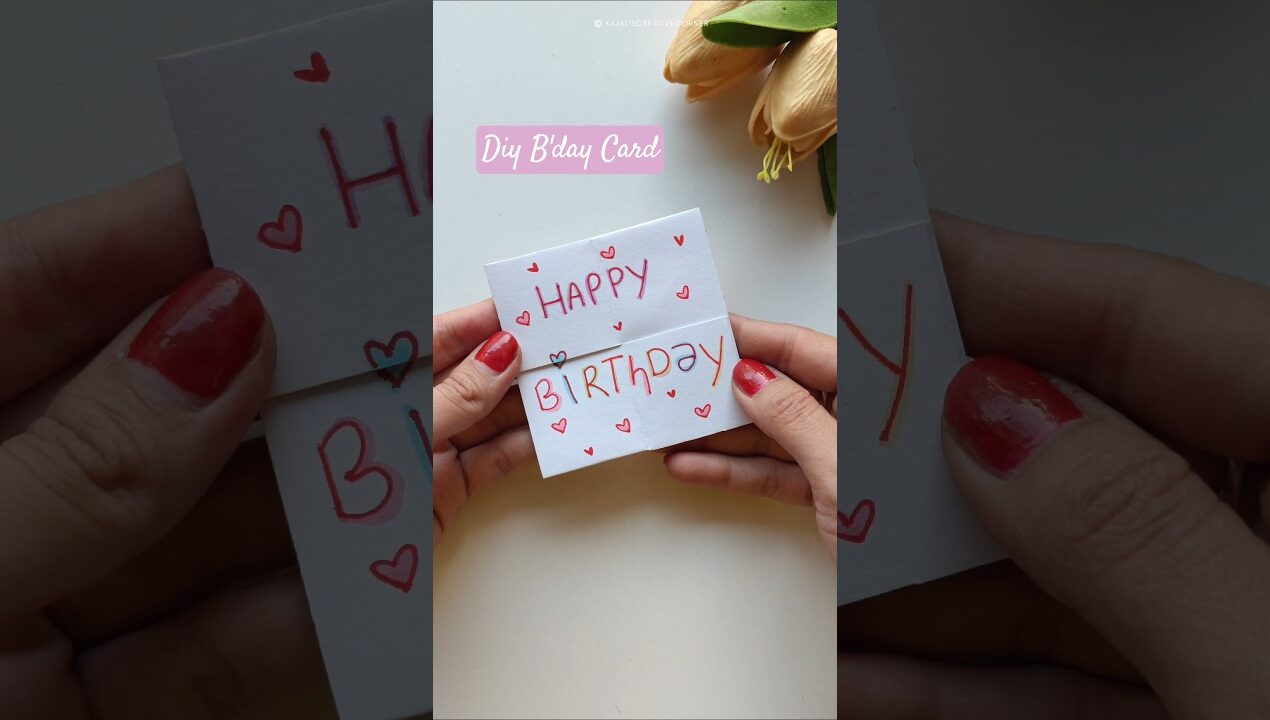 CUTE Handmade Birthday Card With Puzzle!