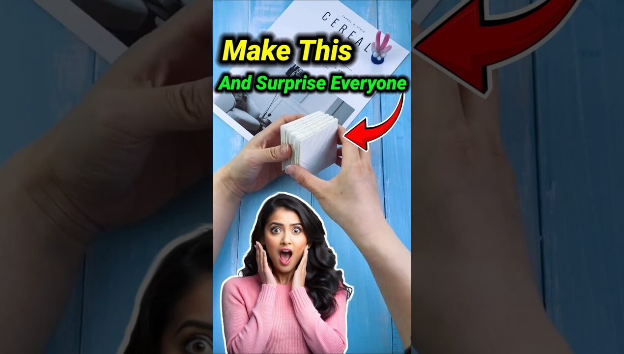 Make This Craft to surprise everyone | easy making paper craft ideas #handmade #paper #diy #shorts