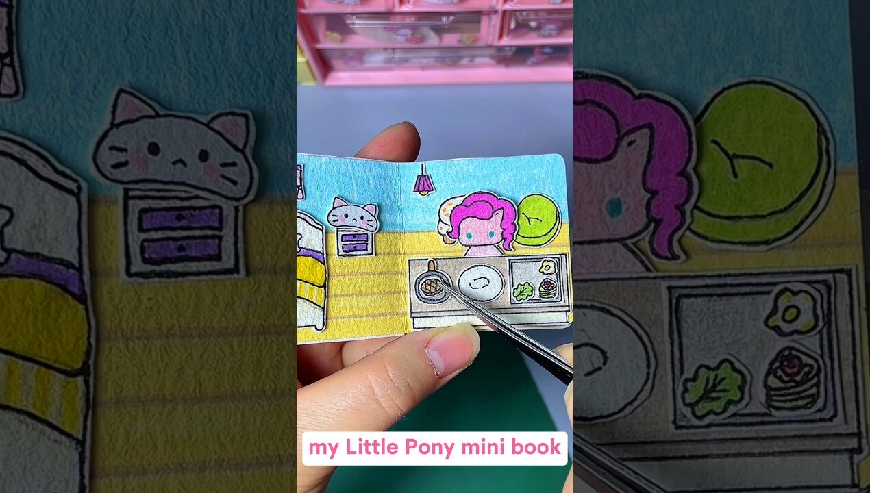 My Little Pony mini book DIY Paper Crafts #papercraft  #diypapercraft  #mylittlepony  #cutecraft