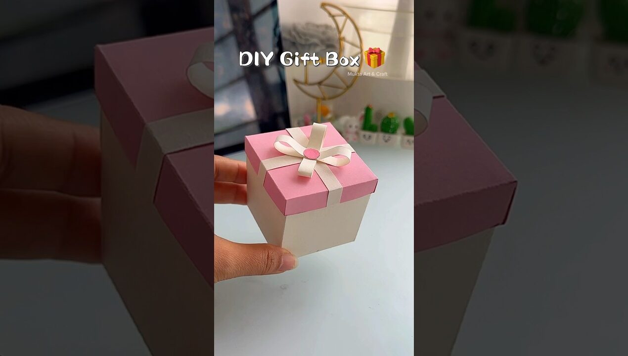 DIY Easy Gift Box That Looks Expensive 👀✨🎁#shorts #art #diy #craft #youtubeshortsindia