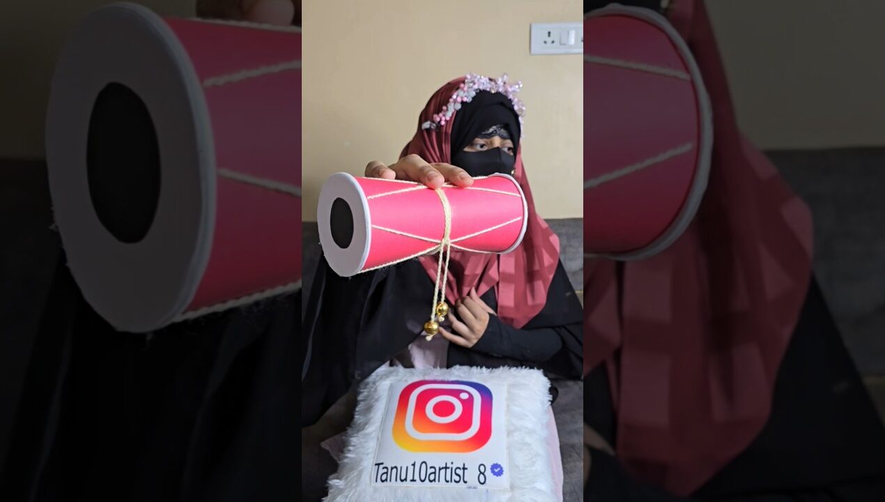 Musical instrument Craft paper cup l Paper Cup Craft idea for kids #ytshorts #craft #shorts #viral