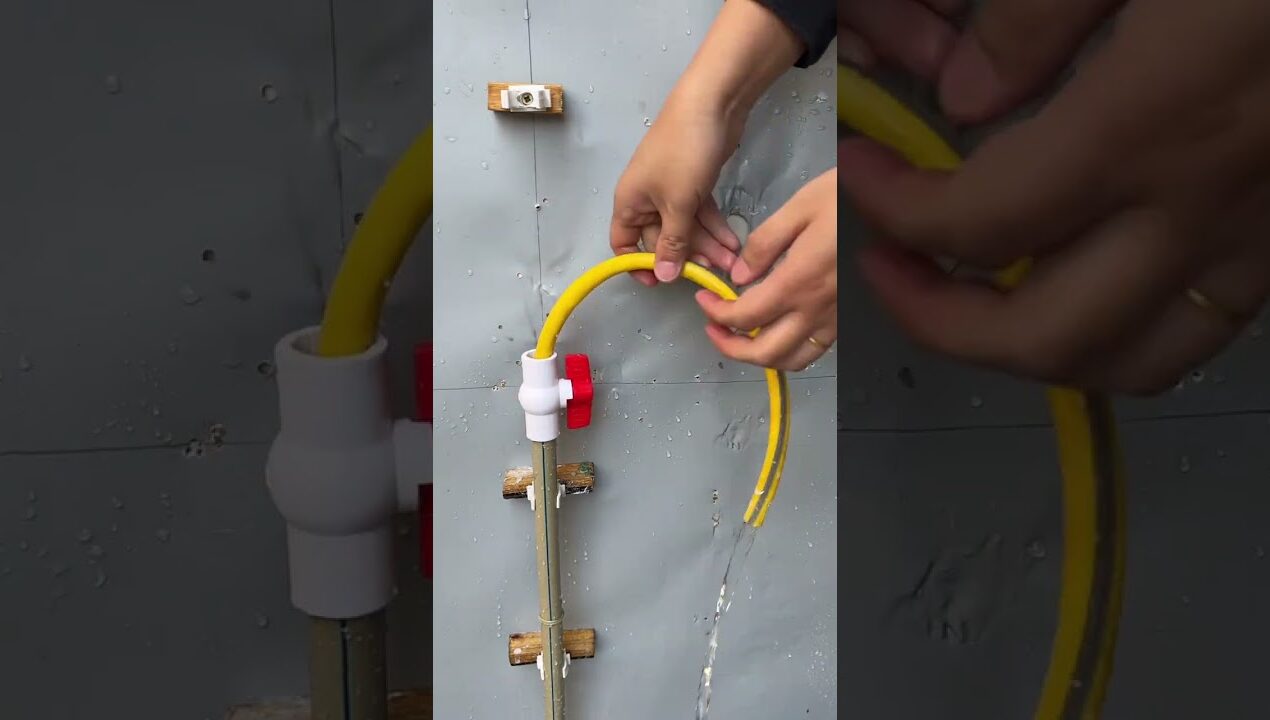 How to Fix PVC Pipe Leakage with Simple Trick | DIY Plumbing Hack #ideas #shorts #pipe