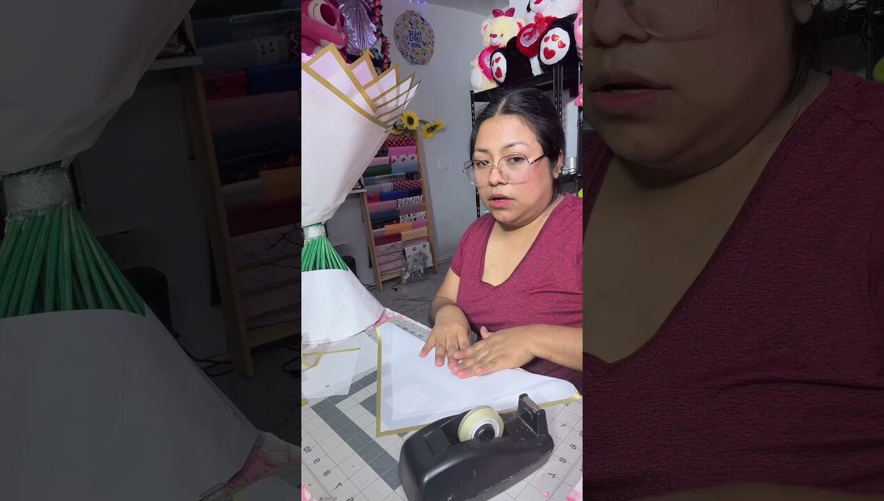 Cómo decorar la base de un ramo #ideas #manualidades #tutorial #flores #ramos