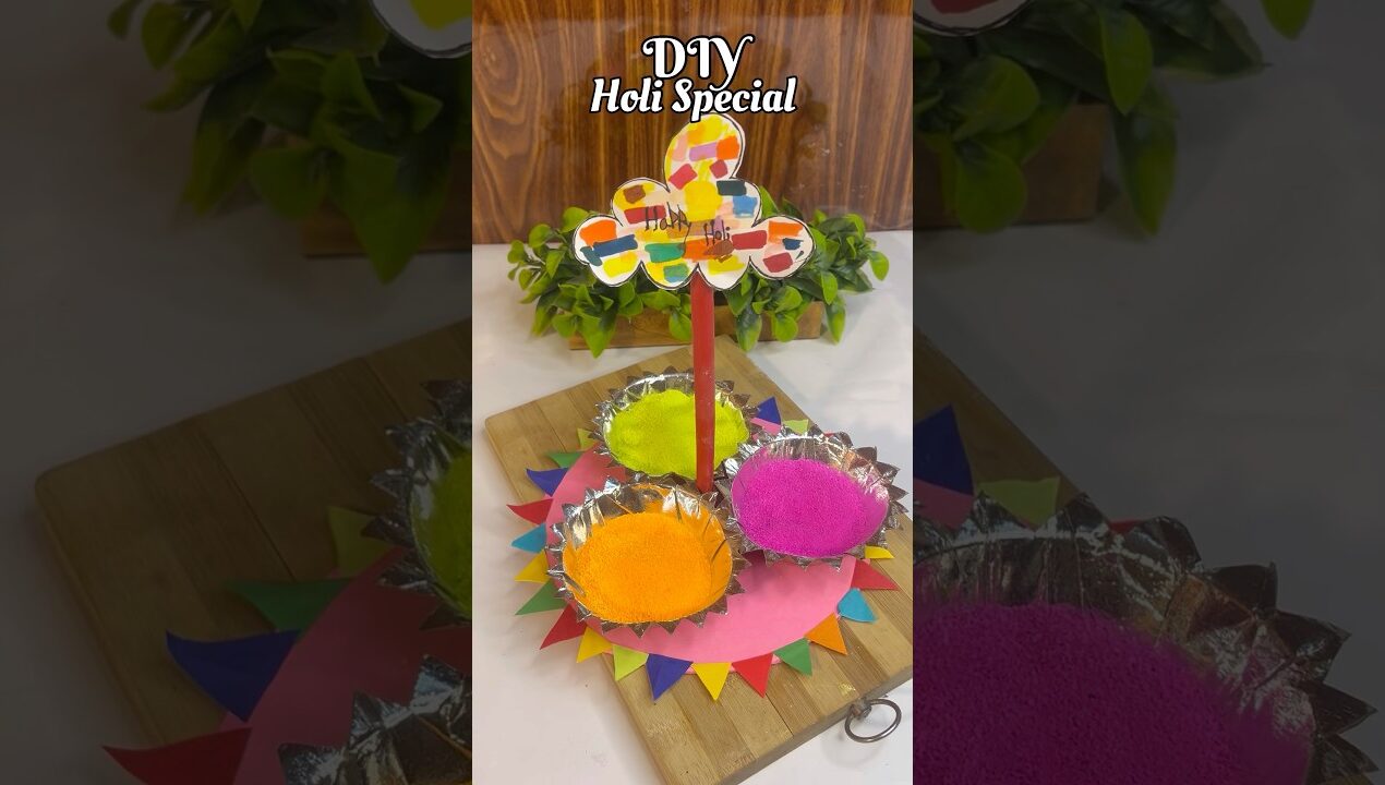 DIY Holi Decoration Ideas❤️✨#shorts #youtubeshorts #trending