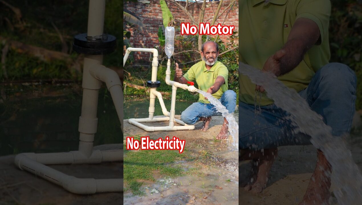 DIY Magnetic Water Pump from PVC Pipe – No Electricity Needed!