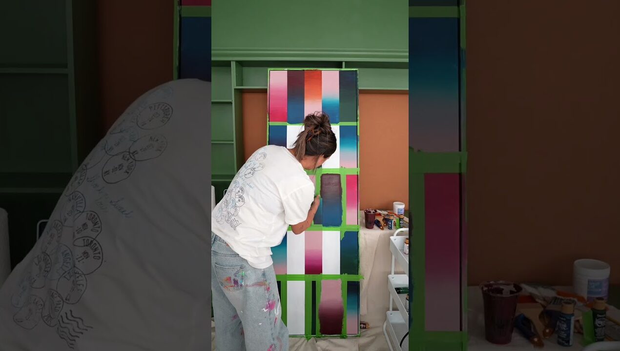 Living Room Makeover 🎨 DIY Canvas Wall Art