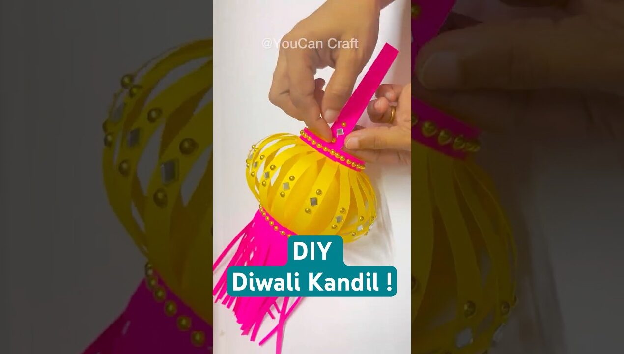 DIY Paper Kandil Lantern for Diwali | Easy Diwali Decoration Ideas | Handmade Diwali Craft 2025 idea