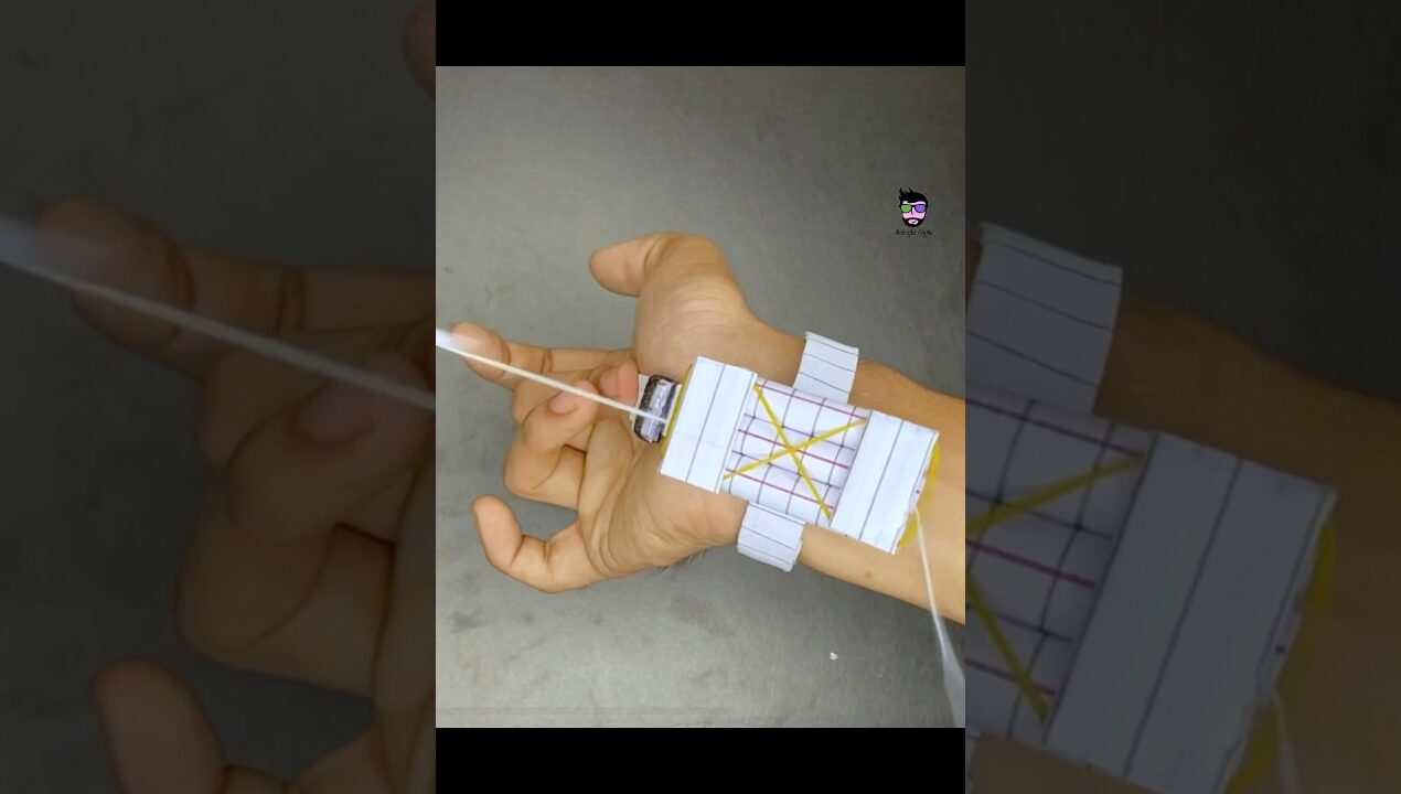 Spider-man web shooter out of paper | paper craft #diy #paper #origami #papercraft #craft #handmade