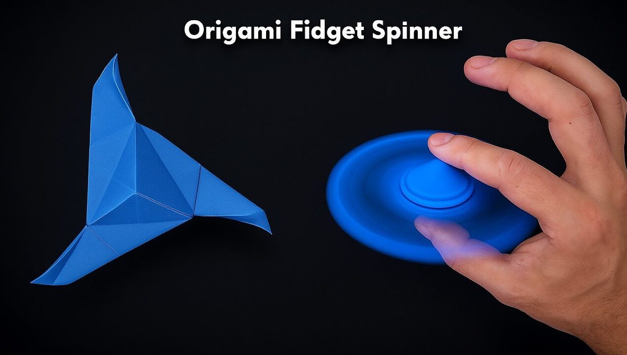 Create a Paper Fidget Spinner Origami