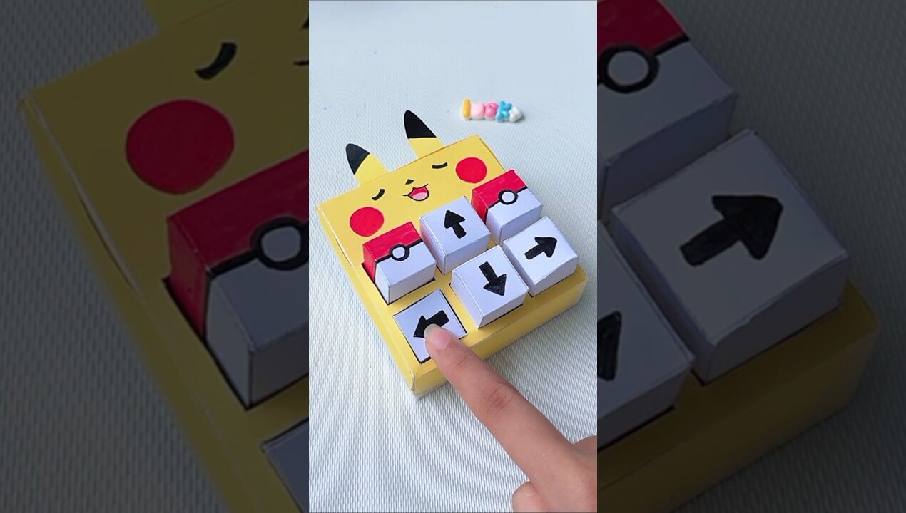Try this Pokemon keyboard ⌨️ #shorts #tonniartandcraft #art #craft #love #trending
