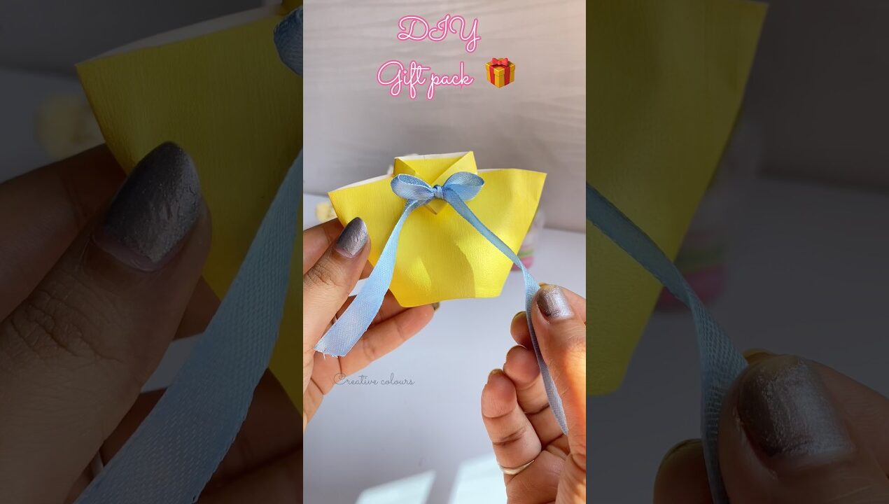 DIY Gift Pack🌷🎁 #diy #craftyhome #aestheticdecor #craft #viralcraft #shorts #viral #viralvideo