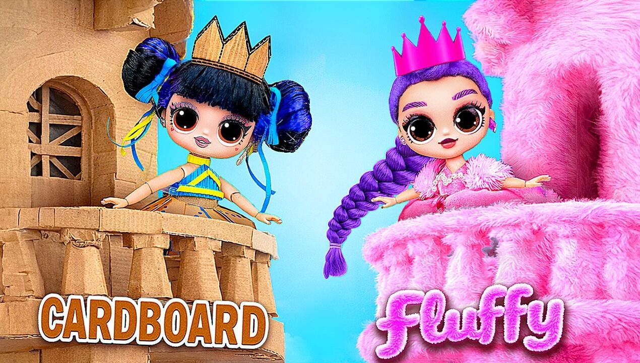 DIY Cardboard & Fluffy Fashion for K-Pop Demon Hunters Princess! 12 DIYs