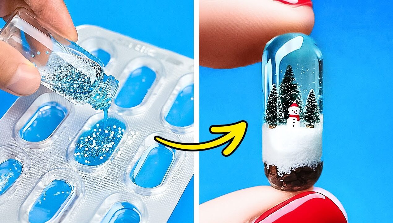 EPOXY RESIN CRAFTS ❄️ Create Your Magical DIY Christmas Crafts 🎨✨