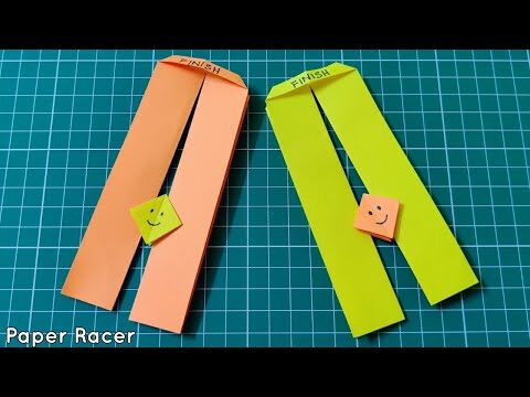 Paper Racer Craft || DIY Paper Racing Game