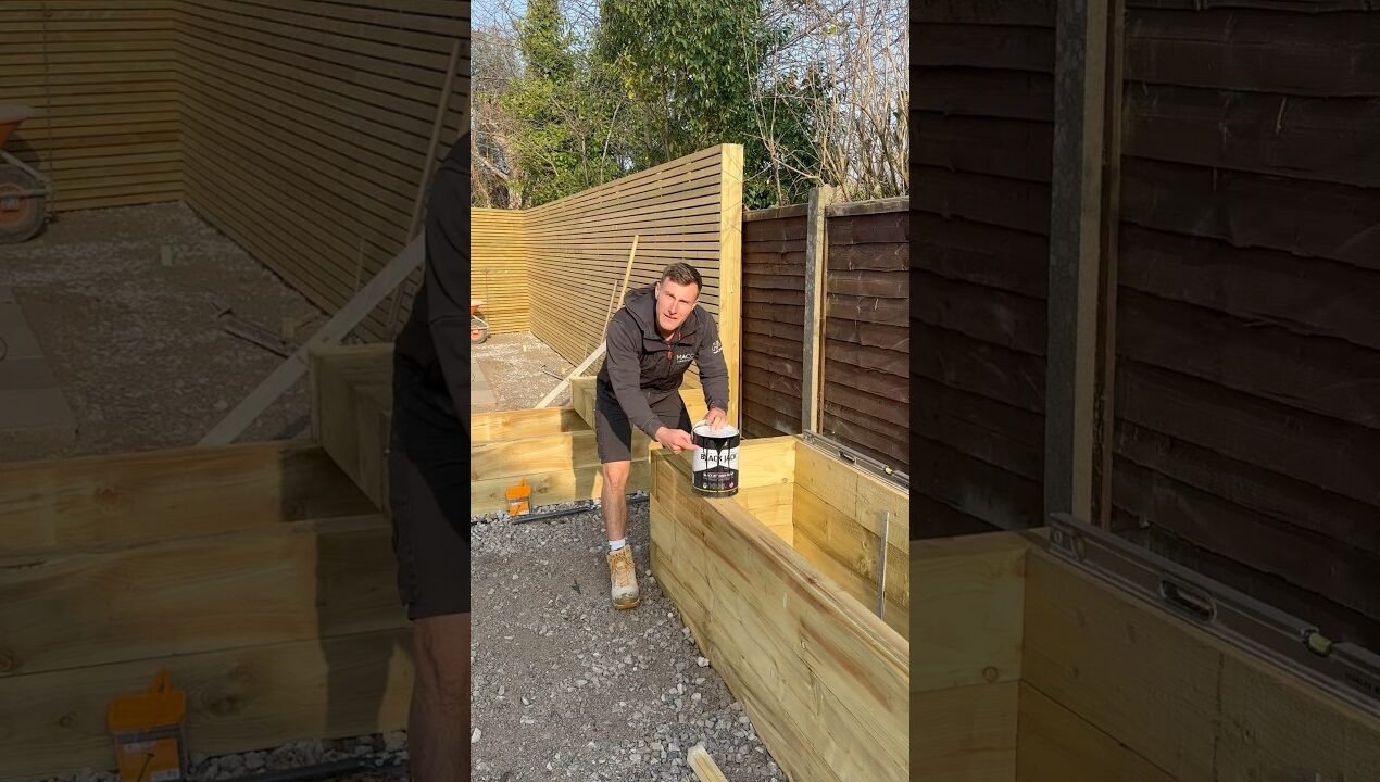 Best method for sleepers! #landscaping #landscaper #diy #gardendesign #gardeningideas #garden