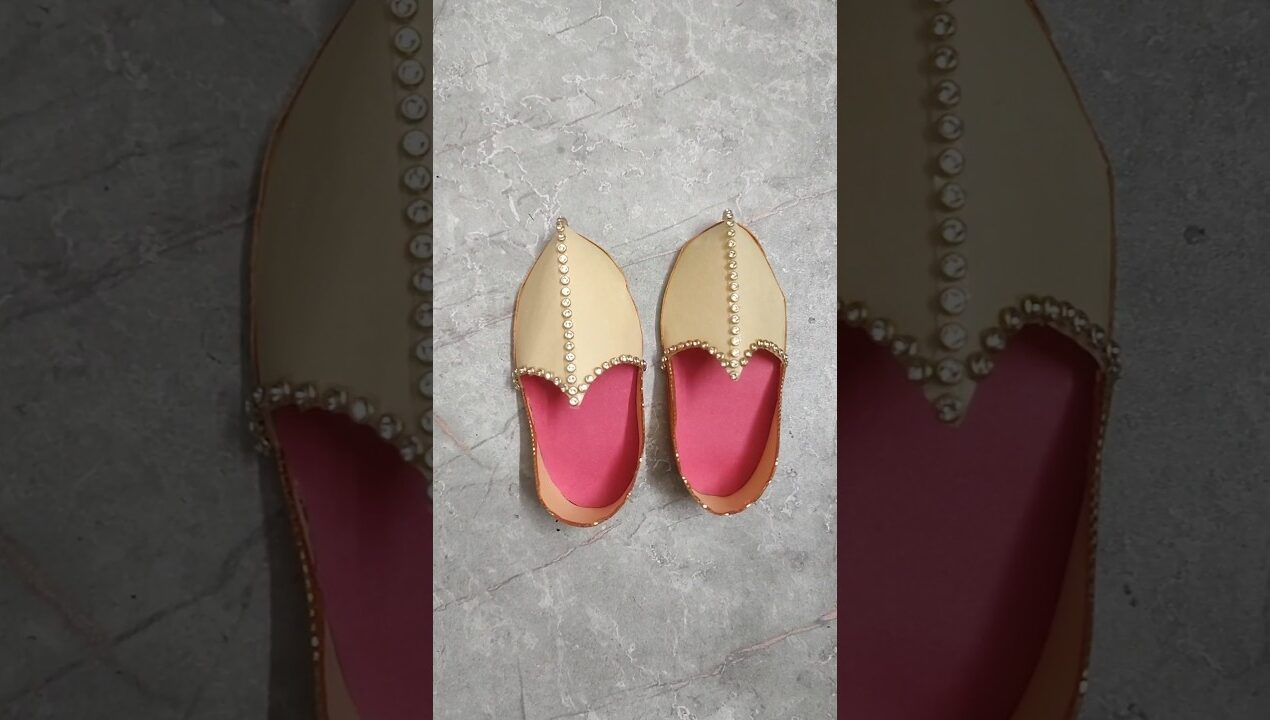 Trending Rukhawat Idea | DIY Groom Footwear Making for Rukhawat | Unique Rukhawat Ideas#Shorts