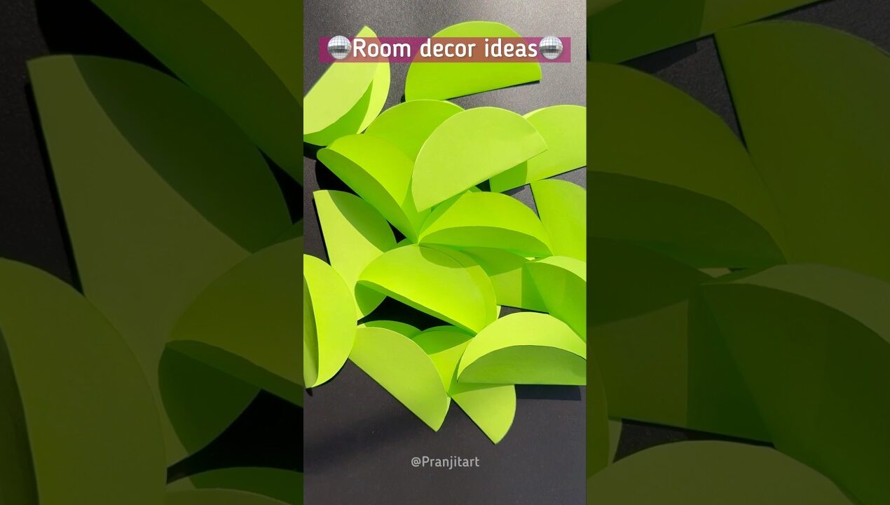 DIY Ramadan room decor 🌙 | Handmade Paper Craft ideas ✨🪩 #shorts #diy #roomdecor