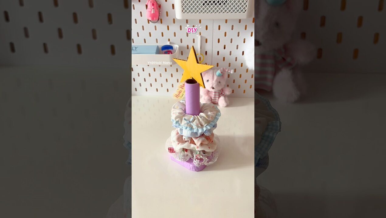 DIY giá đỡ dây buộc tóc #diy #short #youtubeshorts #viral