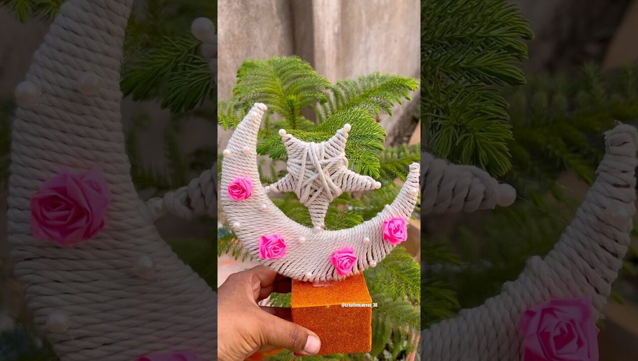 DIY Ramadan/Eid Decoration Idea🌙 #shorts #shortsfeed