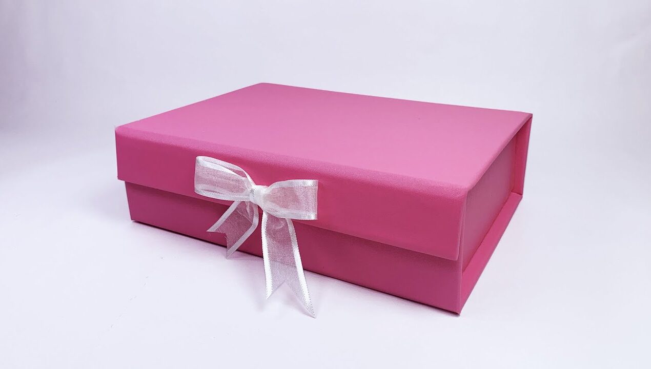 How to make a gift box from cardboard – Home DIY ideas