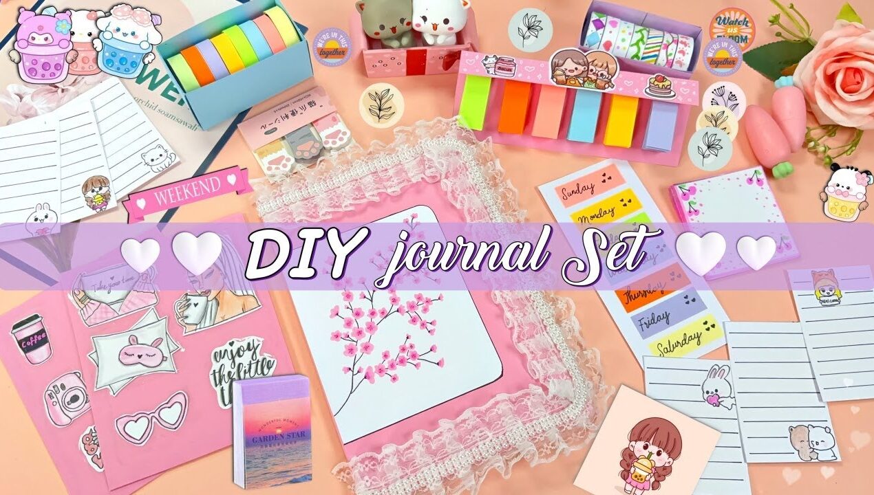 DIY – CUTE SCHOOL SUPPLIES AND JOURNAL IDEAS