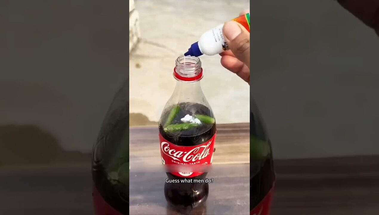 make Coca-Cola fog water hake #diy #craftboxx #diyideas #craftideas #cocacola #craft