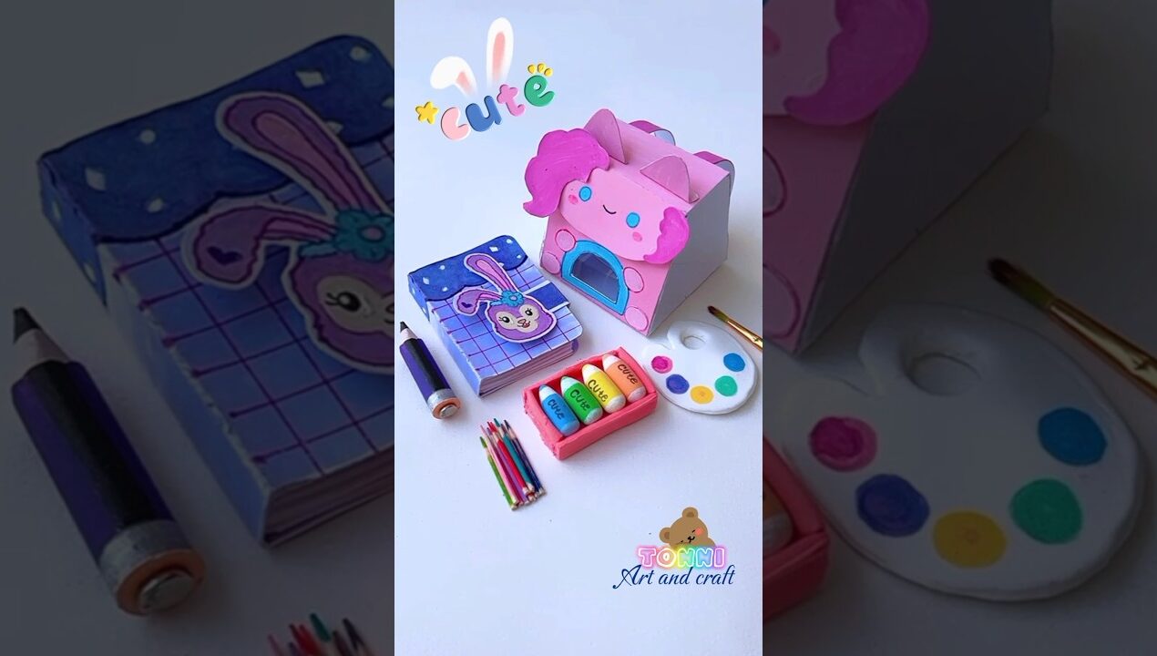 Easy to make (paper craft) #shorts #tonniartandcraft #art #love