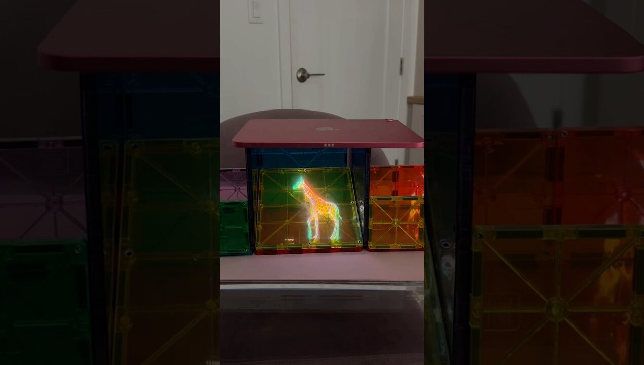 DIY Magna Tile Hologram!!
