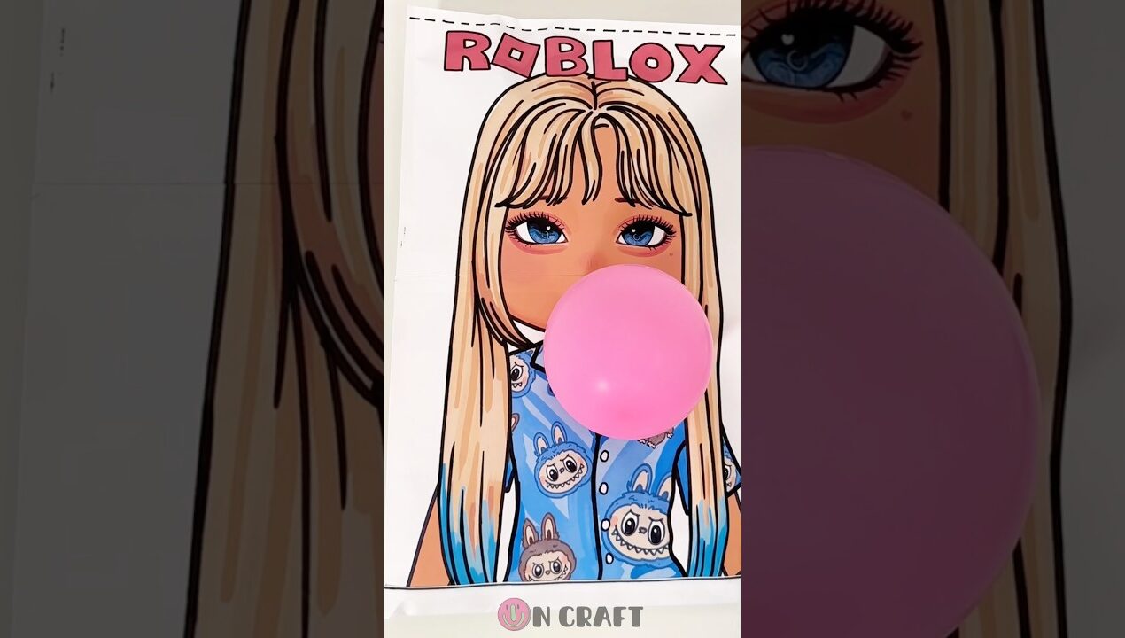 Baddie's Labubu Morning Routine Ep1. Paper-Drama Craft (Blind Bag DIY)