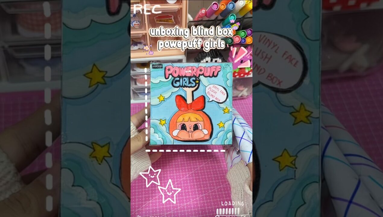UNBOXING DIY BLIND BOX POWERPUFF GIRLS✨ #diy